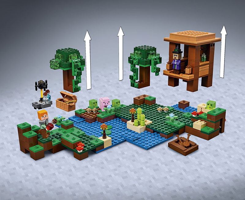 LEGO® Minecraft kocke  The Witch Hut - Vešticina kuća  502 dela  21133 - pogled 5
