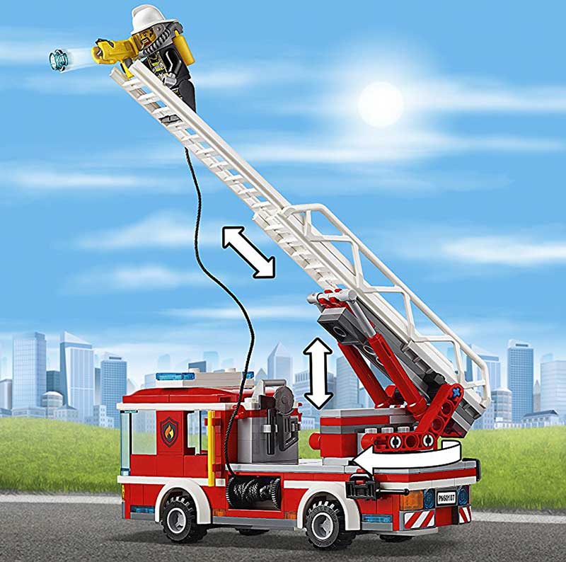 LEGO® City kocke Vatrogasni kamion 60107 - pogled 5