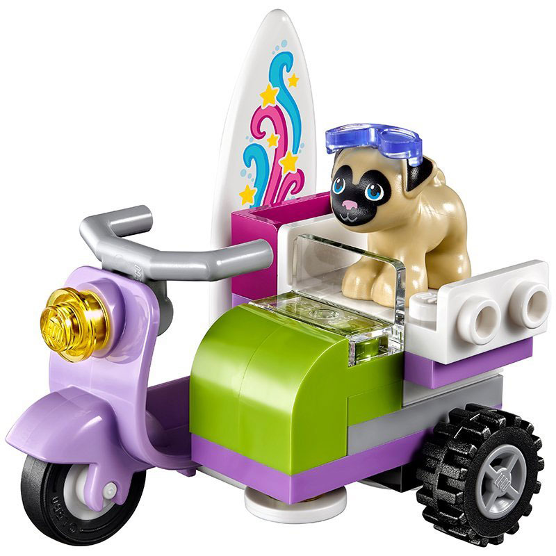 LEGO® FRIENDS kocke Mias Beach Scooter – Miin skuter za plažu 79 delova 41306 - pogled 5