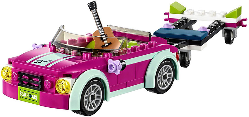 LEGO® FRIENDS kocke Andreas Speedboat Transporter – Andrein gliser 309 delova 41316 - pogled 5