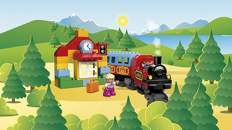 LEGO® DUPLO® kocke My First Train Set – Moj prvi voz 52 dela 10507 - pogled 5