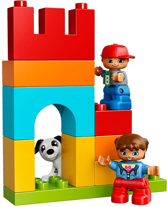 LEGO® DUPLO® kocke Creative Building Basket – Korpa za kreativnu gradnju 110 delova 10820 - pogled 5