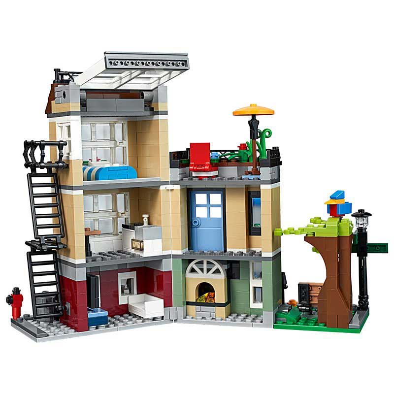 LEGO® Creator kocke 3 in 1 - Park Street Townhouse – Kuća iz Park ulice 566 delova 31065 - pogled 5