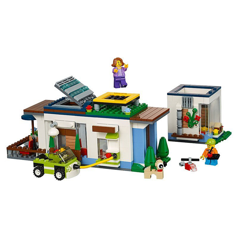 LEGO® Creator kocke 3 in 1 - Modular Modern Home - Savremeni dom 386 delova 31068 - pogled 5