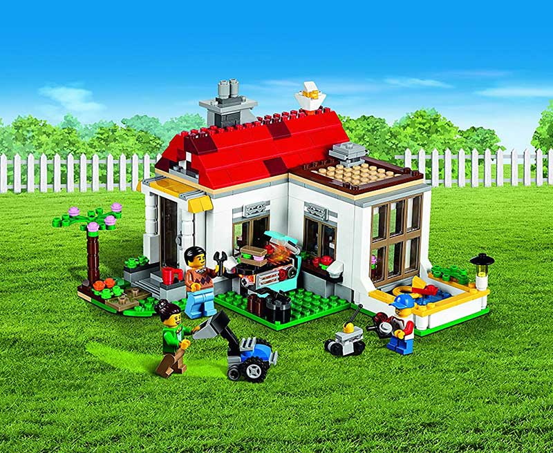 LEGO® Creator kocke 3 in 1 - Modular Family Villa – Porodična vila 728 delova 31069 - pogled 5