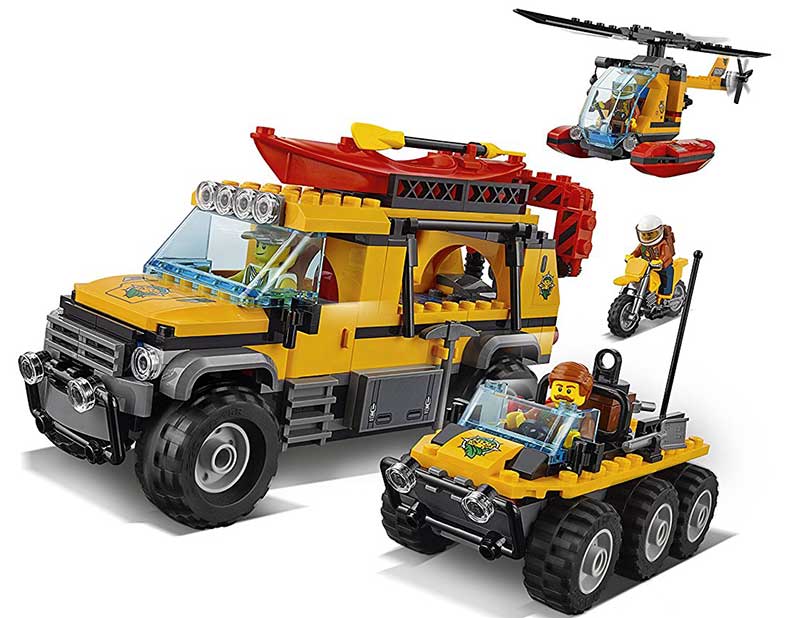 LEGO® City kocke Jungle Exploration Site - Džungla: Istraživački lokalitet 813 delova 60161 - pogled 5