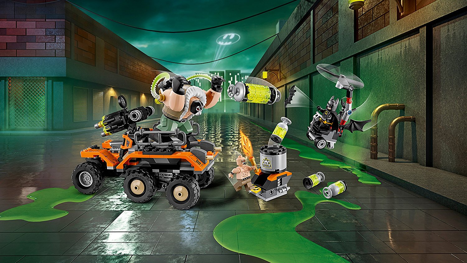 LEGO Batman Movie kocke Bane Toxic Truck Attack – Bejnov napad toksičnim otrovom  366 delova 70914 - pogled 5