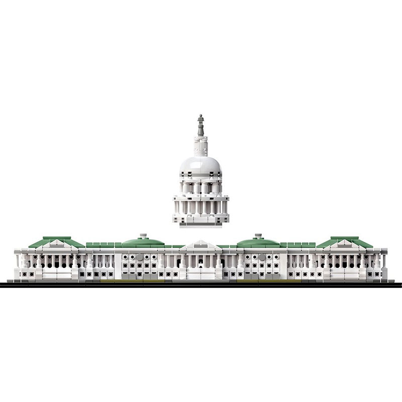 LEGO® Architecture kocke United States Capitol Building - Kapitol 1032 dela 21030 - pogled 5