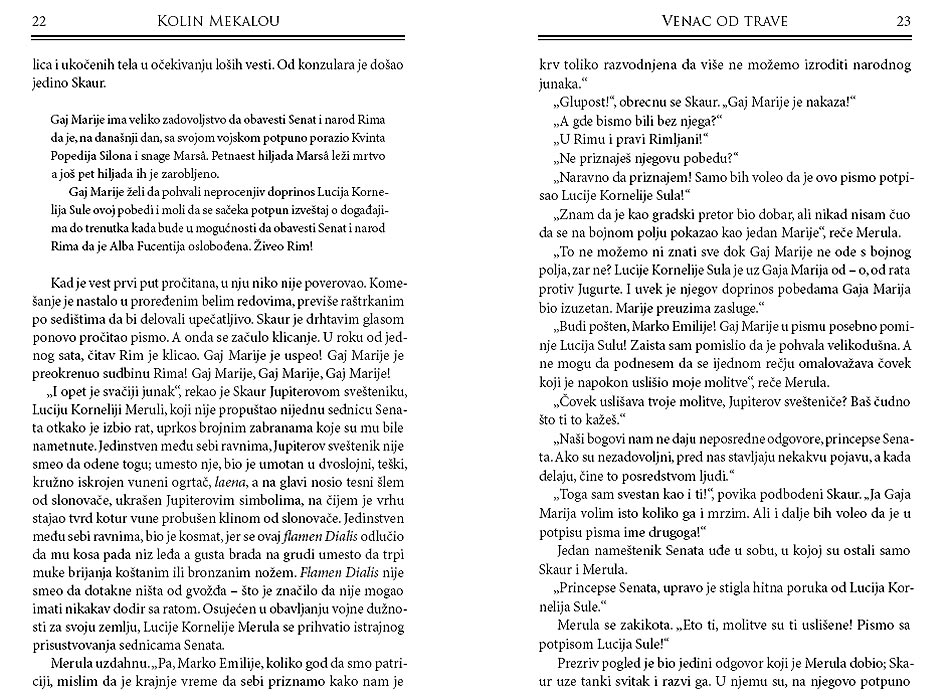 Venac Od Trave III - Aurelijine Suze, Kolin Mekalou - pogled 5