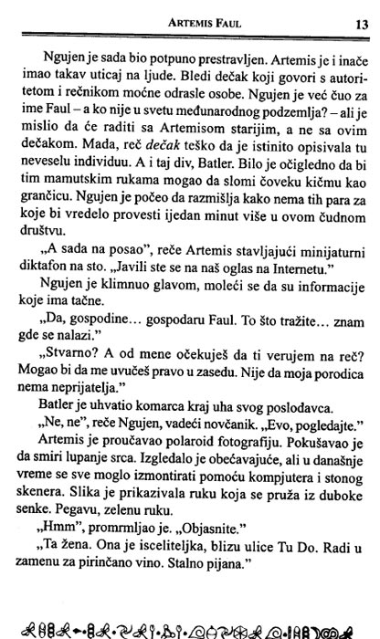 Artemis Faul, Oin Kolfer - pogled 5