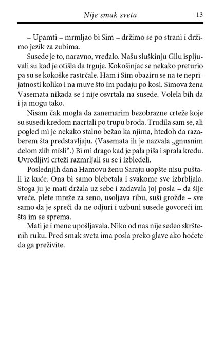 Nije Smak Sveta, Džeraldin Mekorkran - pogled 5