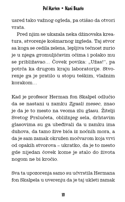 Ukleti Zamak 1 : Ogledi Profesora Fon Skalpela, Pol Marten i Mani Boasto - pogled 5