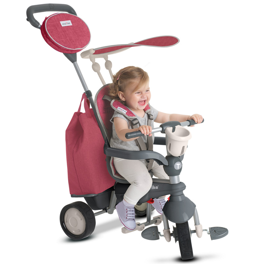 Smart Trike Tricikl VOYAGE Red 1950500 - pogled 5