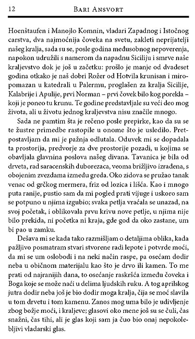 Rubin U Njenom Pupku, Bari Ansvort - pogled 5