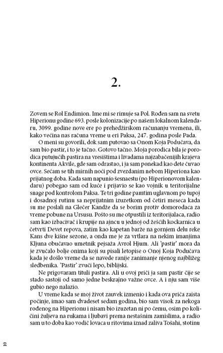 Endimion, Den Simons - pogled 5