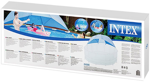 Suncobran za bazen - Zaštita od Sunca za bazene sa metalnom konstrukcijom Intex Pool Canopy 28050 - pogled 5
