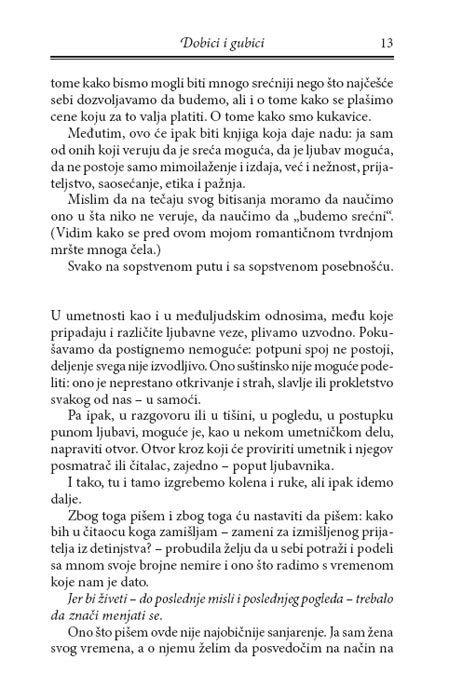 Dobici i Gubici, Lia Luft - pogled 5