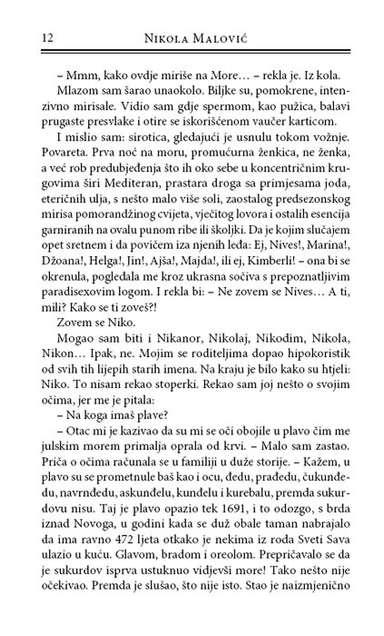 Lutajući Bokelj, Nikola Malović - pogled 5