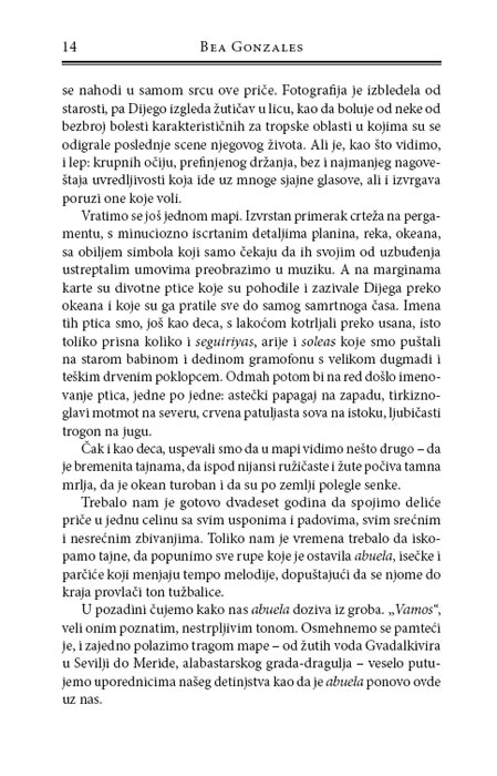 Kad Su Ptice Parale Nebo, Bea Gonzales - pogled 5