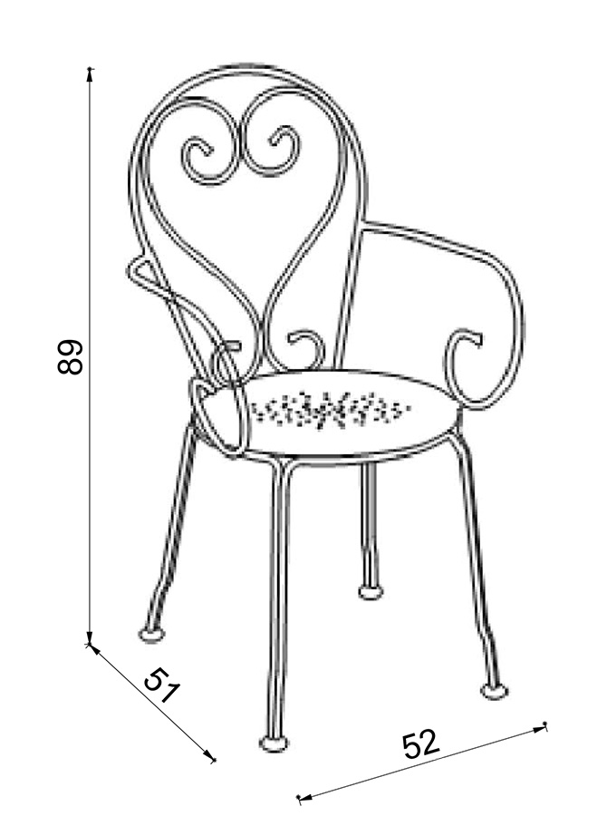 Balkonska Garnitura Moka - 2 Stolice i Sto - pogled 5