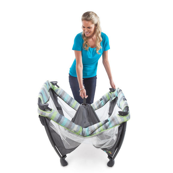 KIDS II Prenosivi krevetac Smart and Simple Travel Cot MARLO - pogled 5
