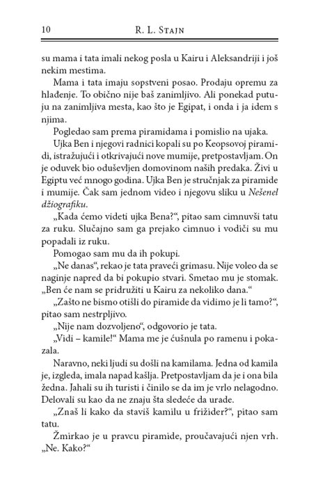 Grozomora 5 : Prokletstvo Mumijine Grobnice, R.L. Stajn - pogled 5