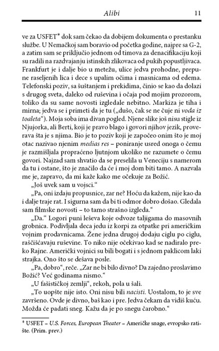 Alibi, Džozef Kanon - pogled 5