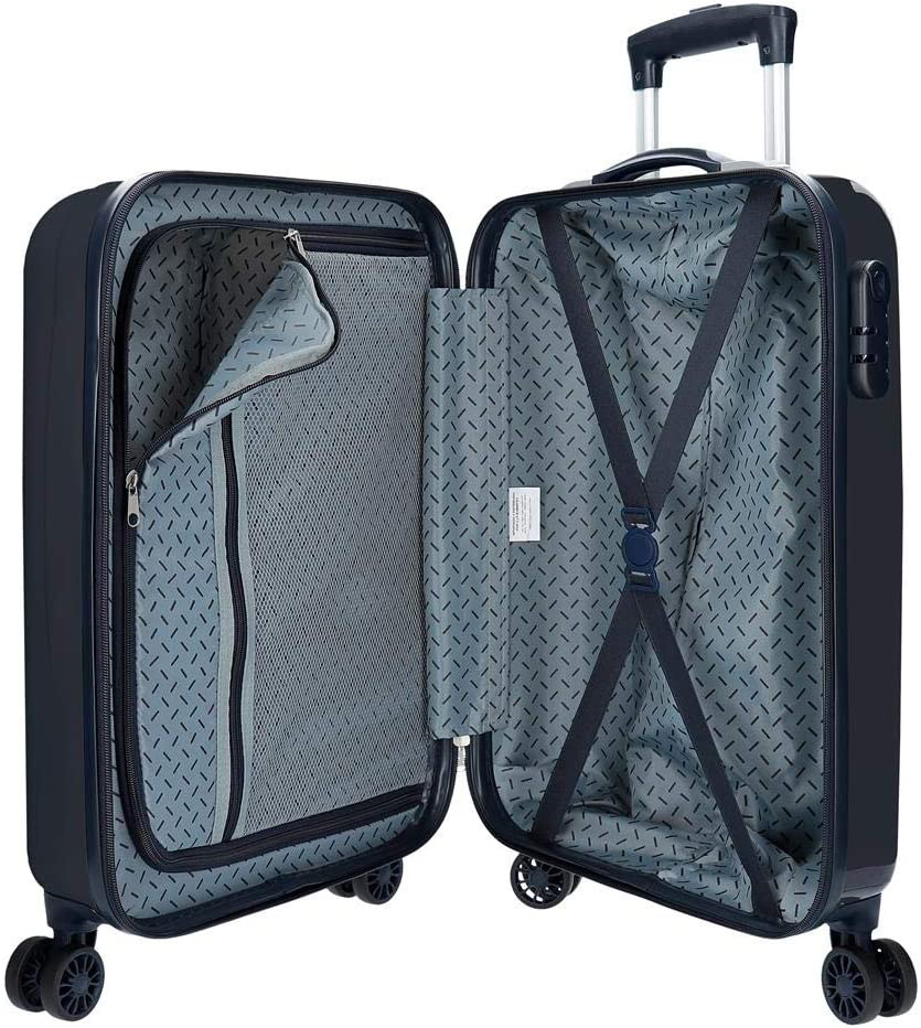 Roll Road Kabinski ABS kofer 55cm Be Happy navy 44717 - pogled 5