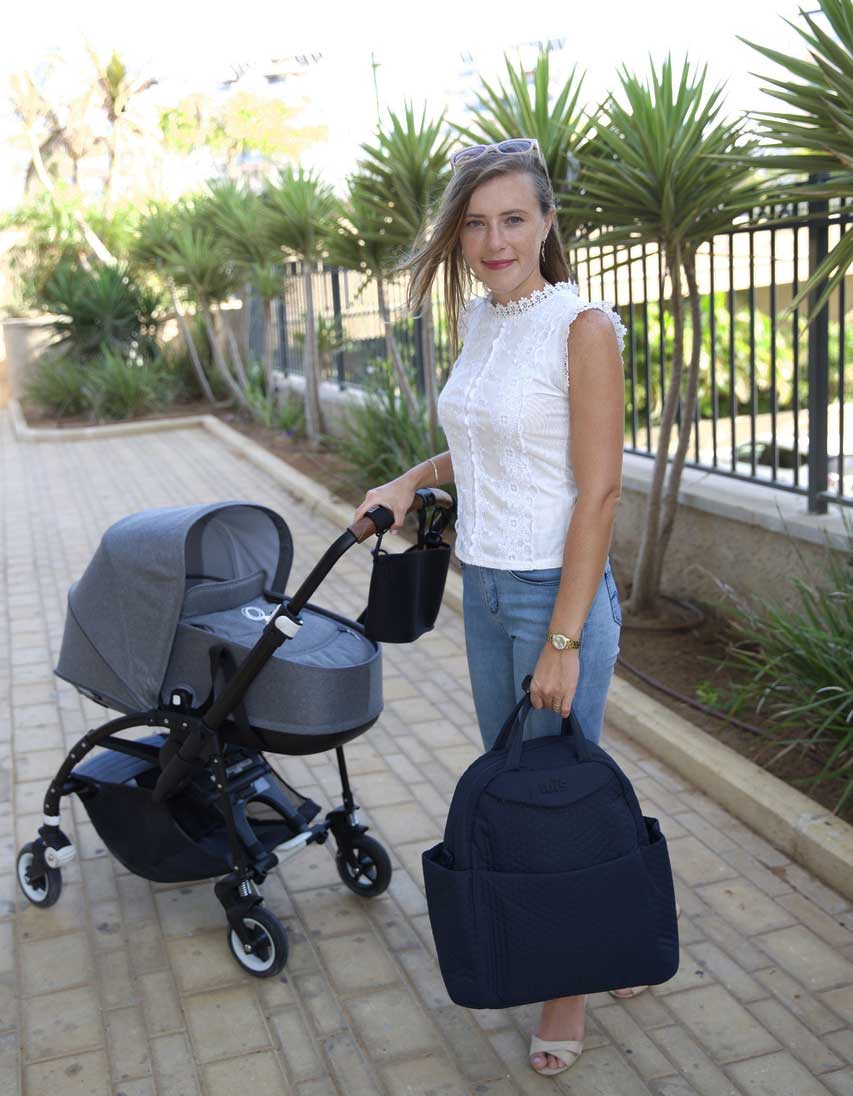 Smart Trike Tots Torba za mame INFINITY Quilt - Blue - pogled 5