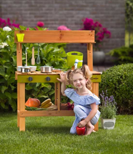 WOODY Drvena kuhinjica za decu Rosalie 90206 - pogled 5