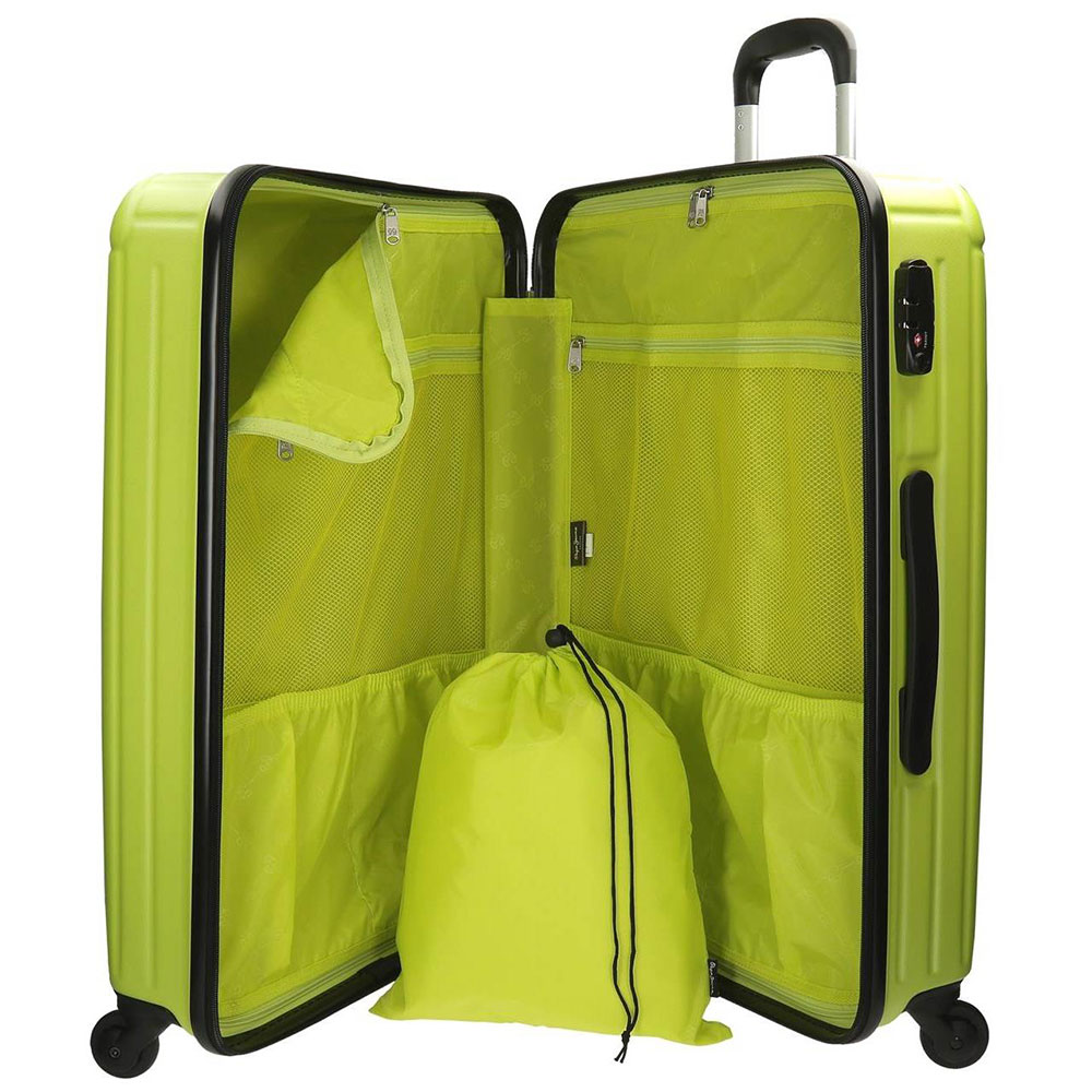 Pepe Jeans Putni koferi polikarbonat 55cm/67cm Color Stripes Verde Lima 74879 - pogled 5