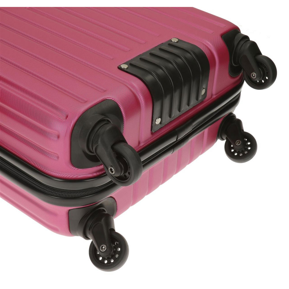 Pepe Jeans Putni koferi polikarbonat 55cm/67cm Color Stripes Fucsia 74879 - pogled 5