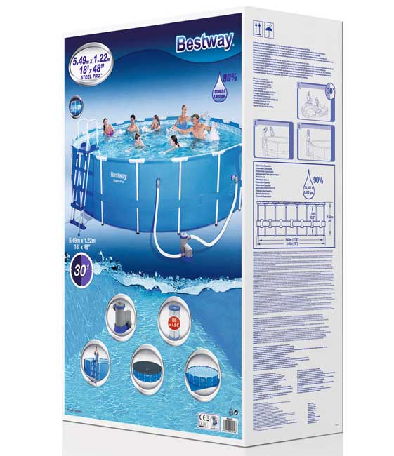 Bazen sa čeličnom konstrukcijom 549x122 Bestway Istria - pogled 5