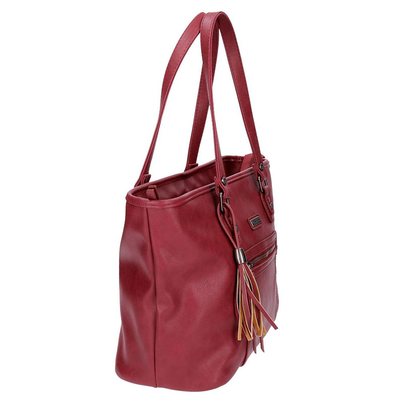 Pepe Jeans Ženska tašna Croc Red 70275 - pogled 5