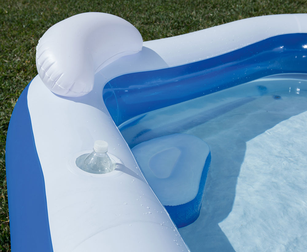 Porodični Petougaoni Bazen Sa Sedištima i Naslonima Za Glavu BestWay 54153 - pogled 5