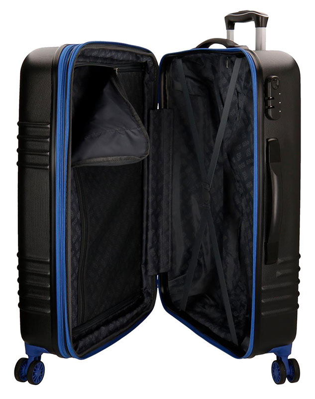 ABS Koferi za putovanja Roll Road India Black 55795 - pogled 5