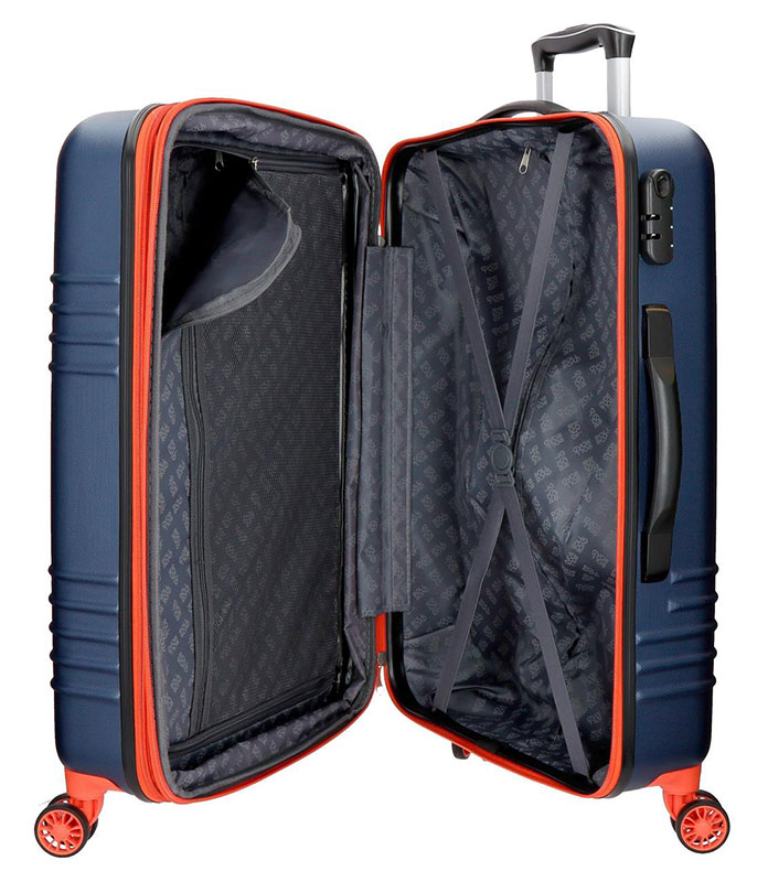 ABS Koferi za putovanja Roll Road India Navy 55795 - pogled 5