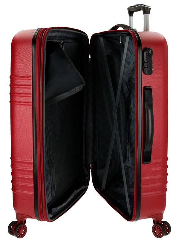 ABS Koferi za putovanja Roll Road India Red 55795 - pogled 5