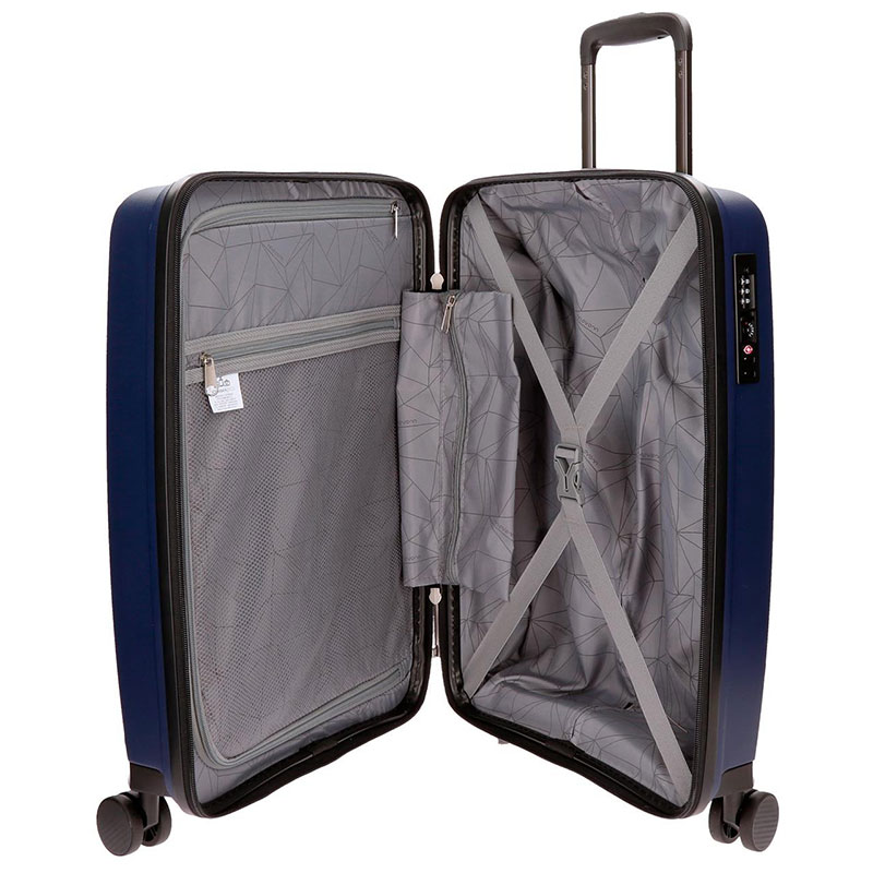 Koferi za putovanja od polipropilena Movom Dover Navy 56394 - pogled 5