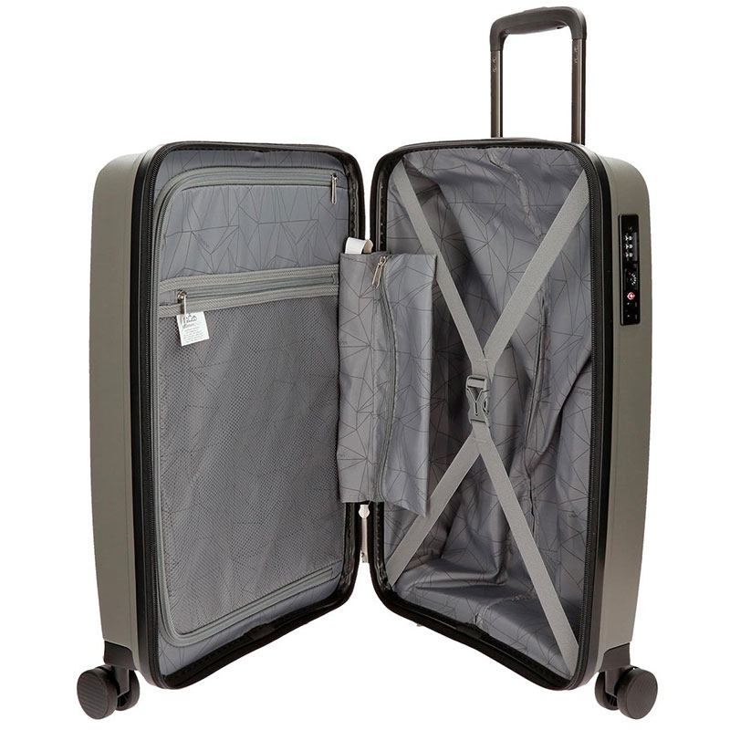 Koferi za putovanja od polipropilena Movom Dover Grey 56394 - pogled 5