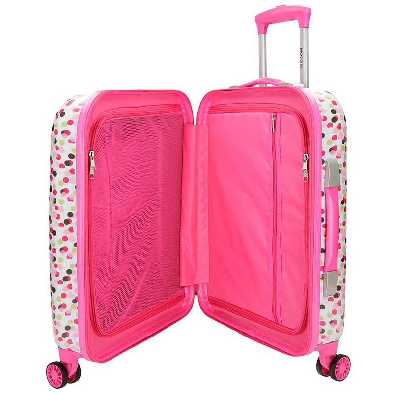 Movom ABS Koferi 55cm i 67cm Confeti Pink 31695 - pogled 5