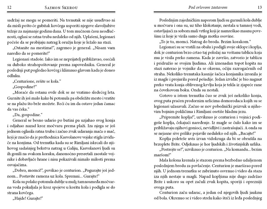 Pod Orlovom Zastavom, Sajmon Skerou - pogled 5