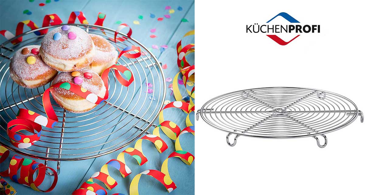 KUCHENPROFI Žičano postolje za hlađenje i glaziranje kolača 36cm BAKE - pogled 5