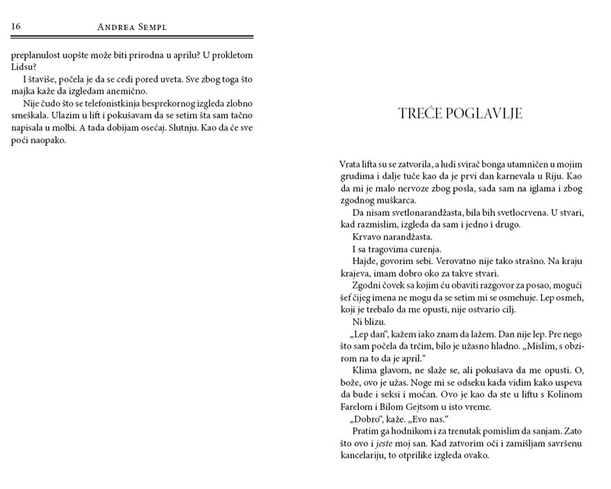 Šminkerka, Andrea Sempl - pogled 5