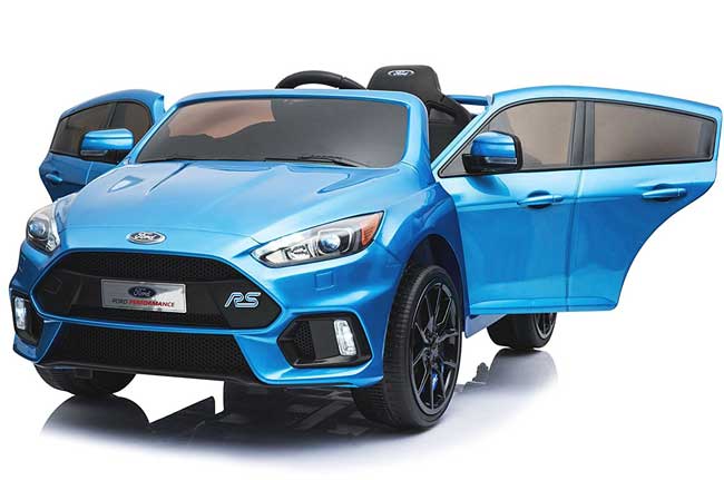 Dečiji automobil na akumulator Ford Focus RS 2018 Plavi - pogled 5