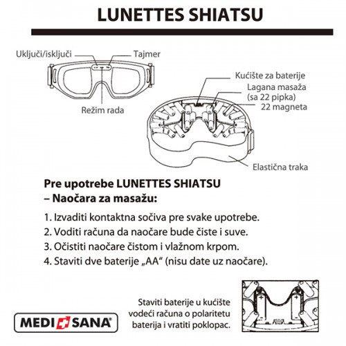 Shiatsu naočare za masažu - pogled 5