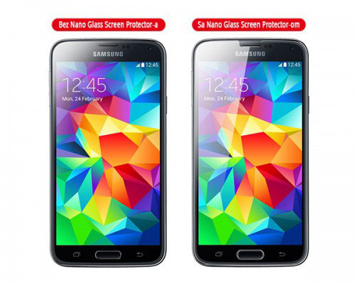 Galaxy S5 Nano Glass Screen Protector - zaštitnik ekrana - pogled 5