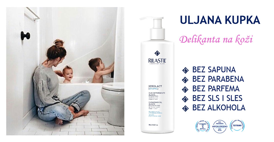 Rilastil Xerolact atopic - Uljana kupka - pogled 5