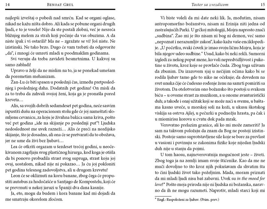 Taster Sa Zvezdicom, Benoat Grul - pogled 5