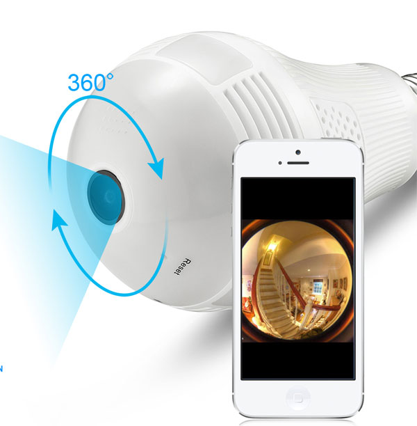 IP Wi-Fi kamera u obliku sijalice WFIP-5100 - pogled 5